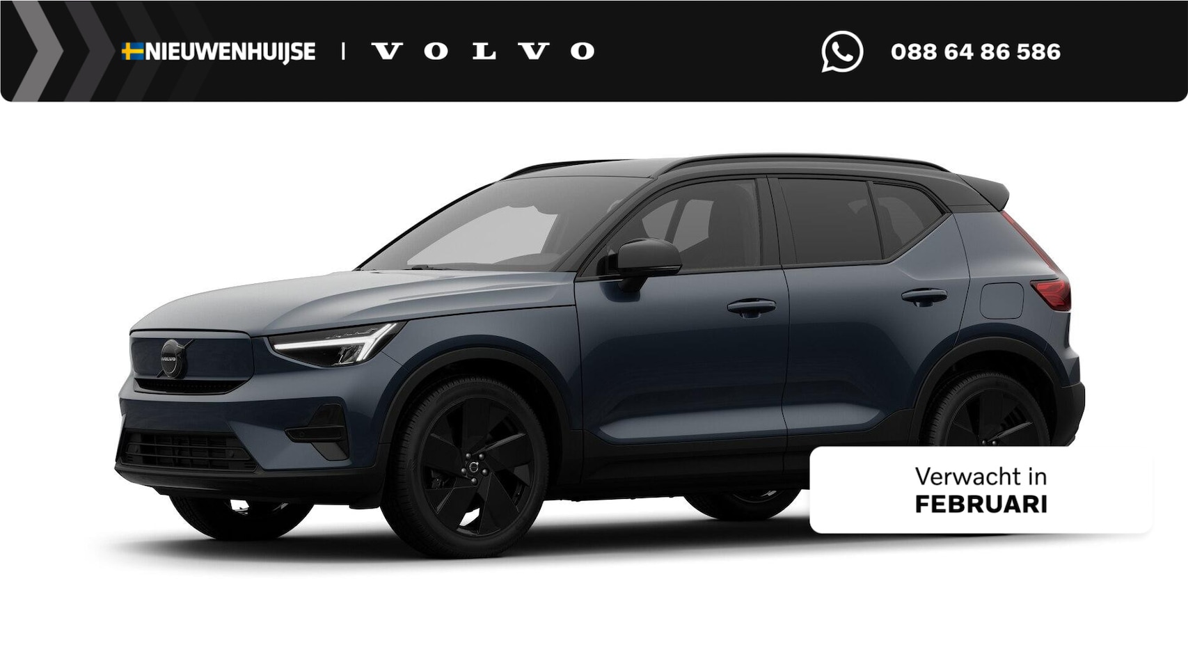 Volvo EX40 - Single Motor Extended Range Plus Black Ed. 82 kWh | Longe Range | Google | Adaptieve Cruis - AutoWereld.nl