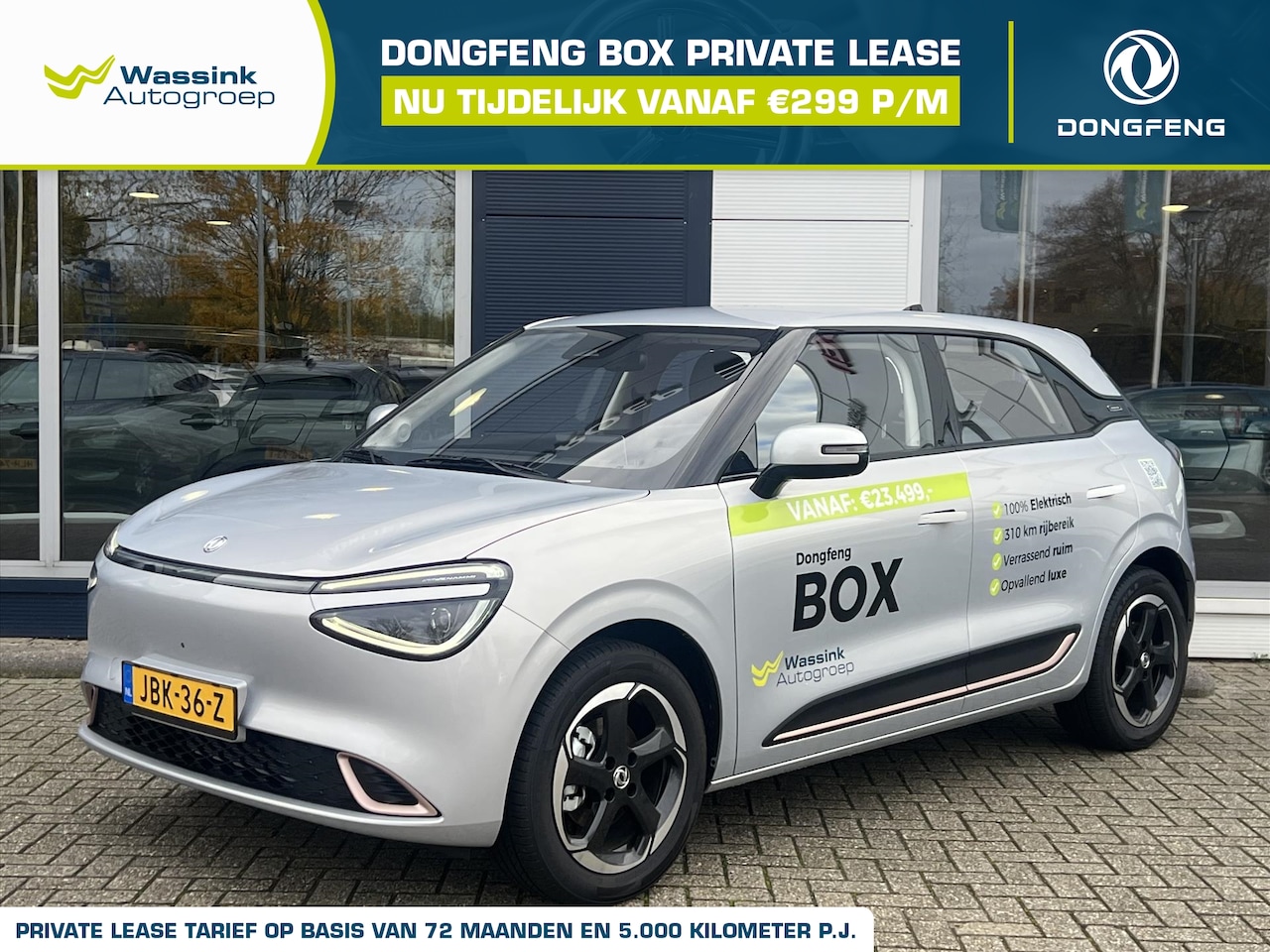 Dongfeng Box - 42,3 kWh 95pk Premium Edition | Apple CarPlay & Android Auto | Parkeer Camera vóór en acht - AutoWereld.nl