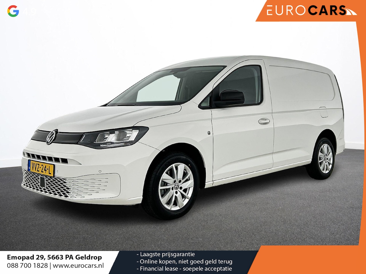 Volkswagen Caddy Cargo Maxi - 2.0 TDI Style Automaat Airco Bluetooth Cruise Control App-Connect Camera - AutoWereld.nl