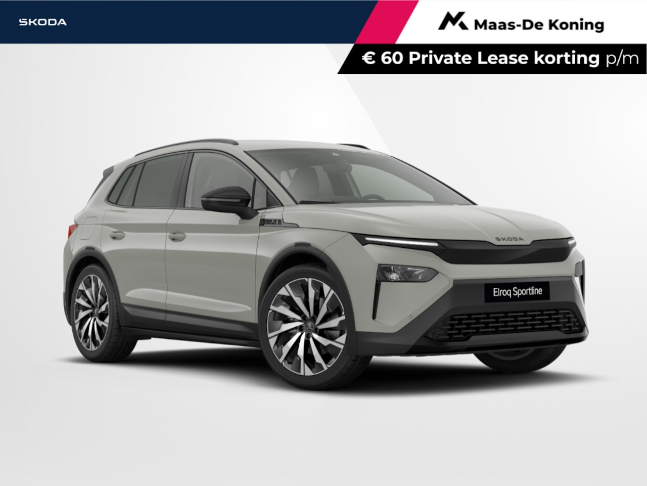 Skoda Elroq - Sportline Elektromotor 150 kW / 204 PK SUV Elektri | 21'' Lichtmetalen Velgen | Business U - AutoWereld.nl