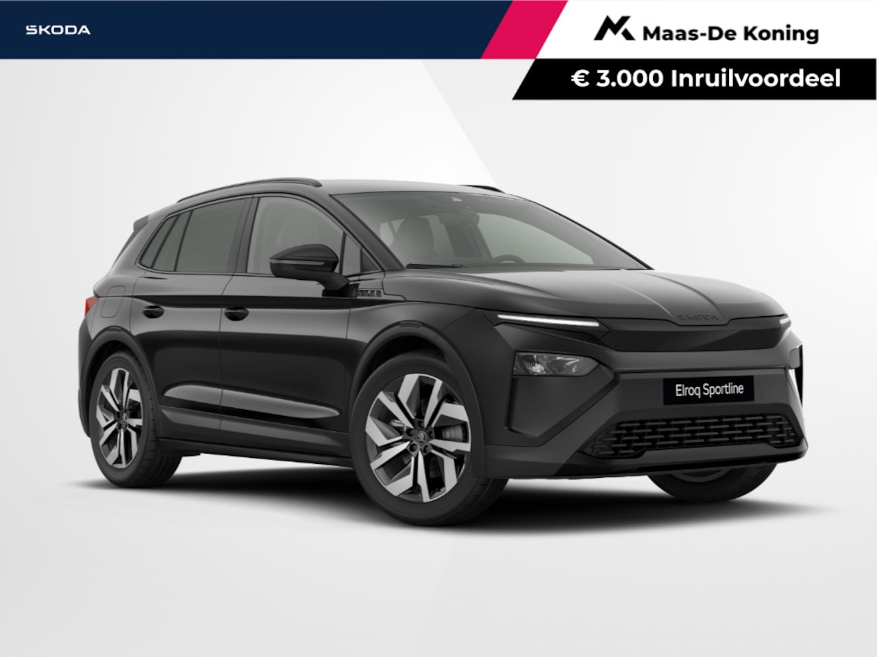 Skoda Elroq - Sportline Elektromotor 150 kW/204 PK SUV | Black Magic | 20 inch Vega Velgen | Private lea - AutoWereld.nl