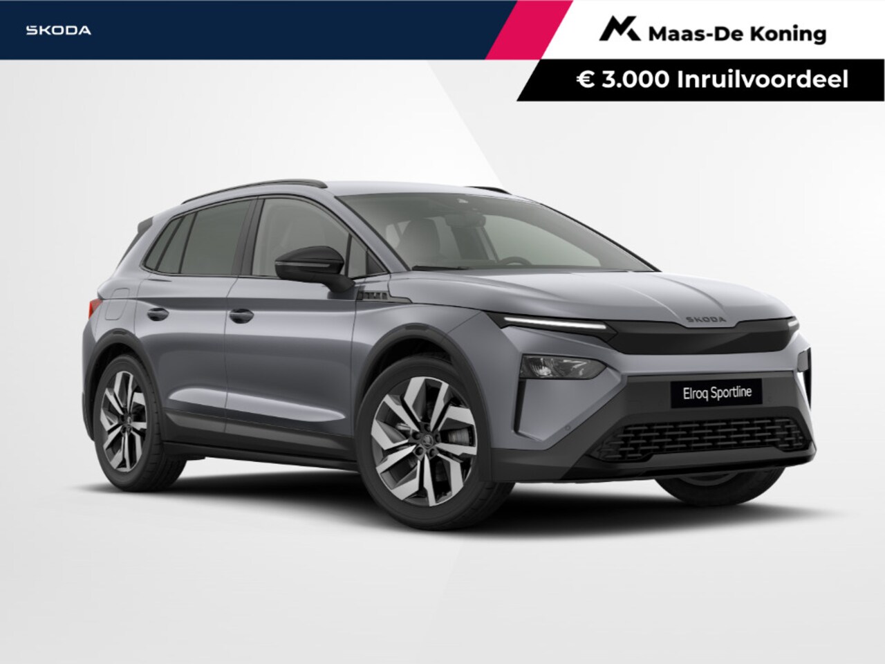 Skoda Elroq - Sportline Elektromotor 150 kW/204 PK SUV | Graphite Grey | 20 inch Vega Velgen | Private l - AutoWereld.nl