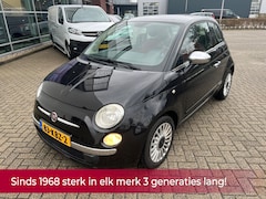 Fiat 500 - 1.2 Lounge AUTOMAAT Panorama l Airco l LEER l MTF-stuur l Bleu and me l NL AUTO NAP l DEAL