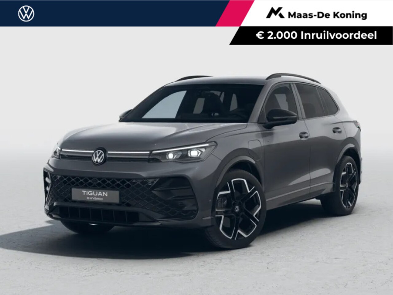 Volkswagen Tiguan - R-Line Edition 1.5 eHybrid 204 PK 6 versn. DSG · Black Style Pakket · Trekhaak inklapbaar, - AutoWereld.nl