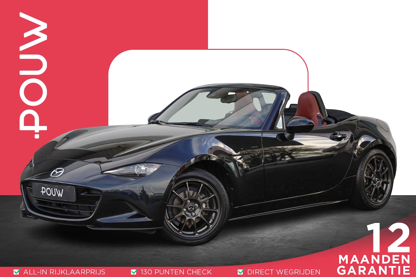 Mazda MX-5 - 1.5 SkyActiv-G 132pk Signature | Stoelverwarming | Bose Audio | Achteruitrijcamera - AutoWereld.nl