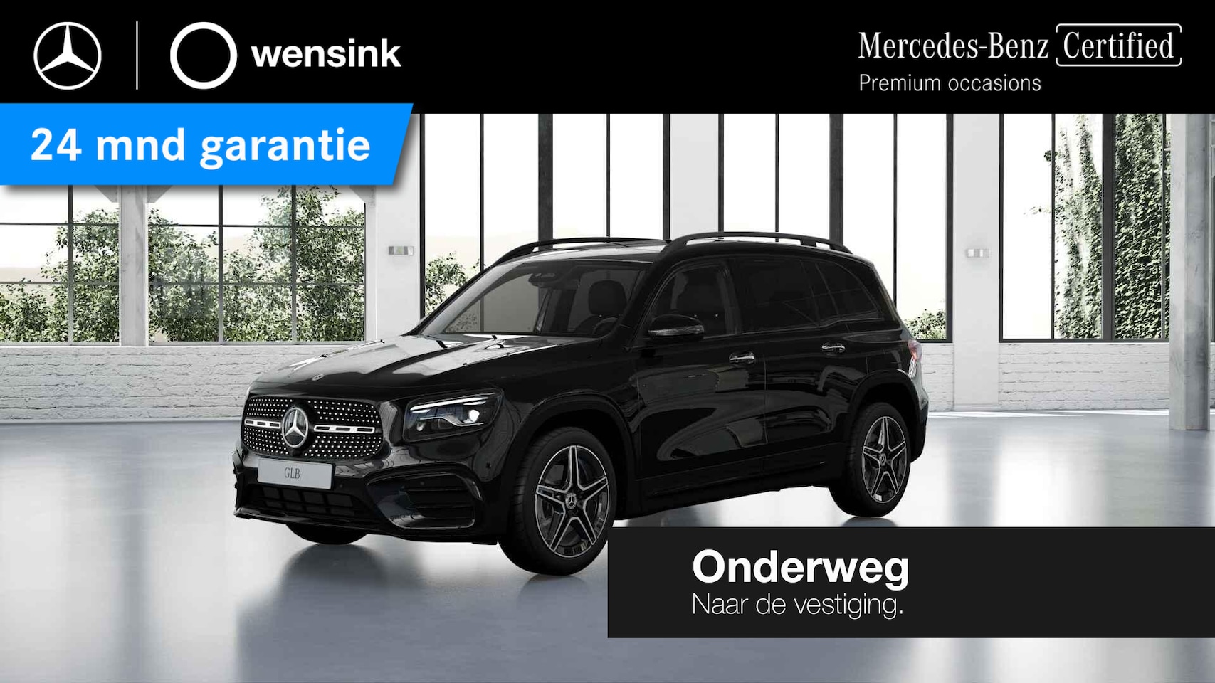 Mercedes-Benz GLB - 180 AMG Line | Night | Panoramadak | Multibeam | 19" lichtmetalen velgen | Keyless | Wides - AutoWereld.nl