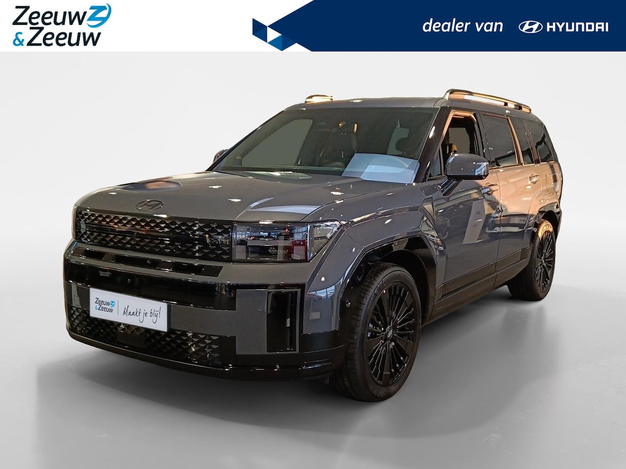 Hyundai Santa Fe - 1.6 T-GDI PHEV Black Line 7 persoons DIRECT RIJDEN | RUIM 4500,- KORTING! | GEEN LEVERTIJD - AutoWereld.nl