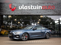 BMW 4-serie Coupé - 430i High Executive M-Sport 245pk | Arctic Race blauw, Panoramadak, Sportstoelen, Adaptive