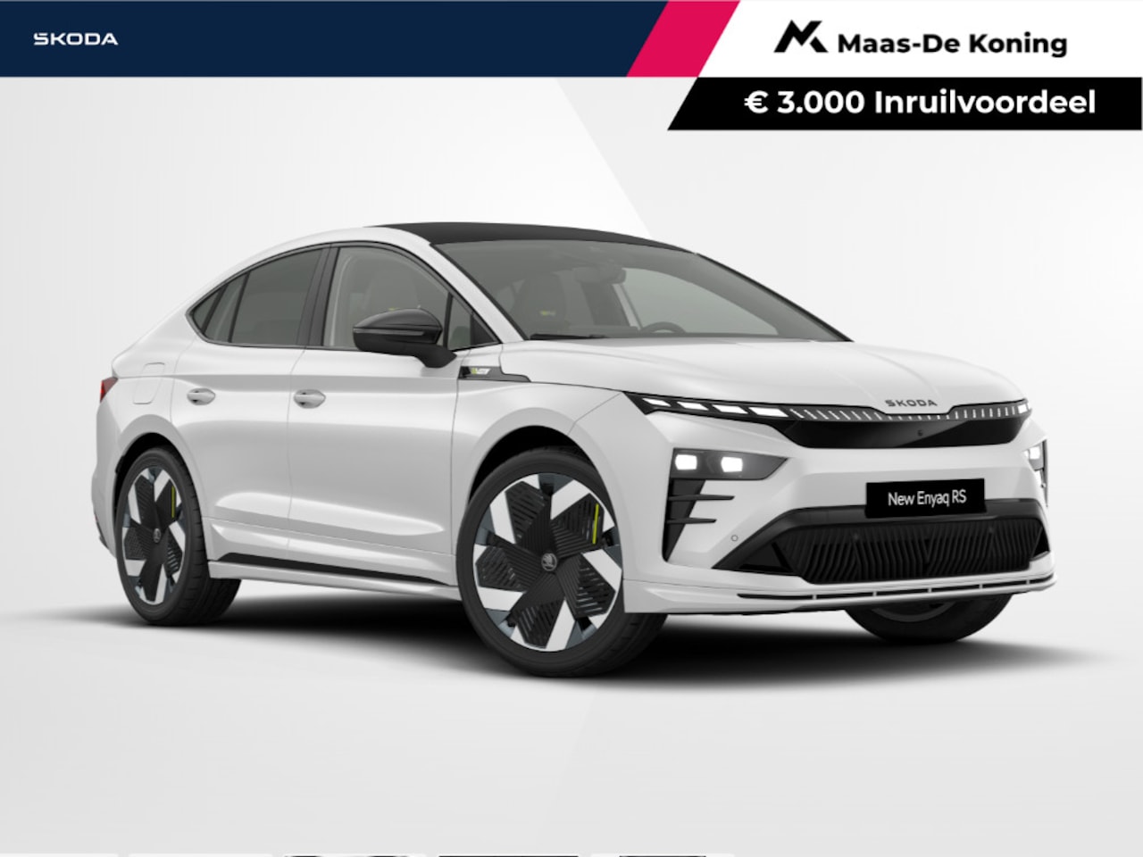 Skoda Enyaq Coupé iV - RS Elektromotor 250 kW / 340 PK SUV | 21'' inch Vision Velgen | Business Upgrade Advanced - AutoWereld.nl