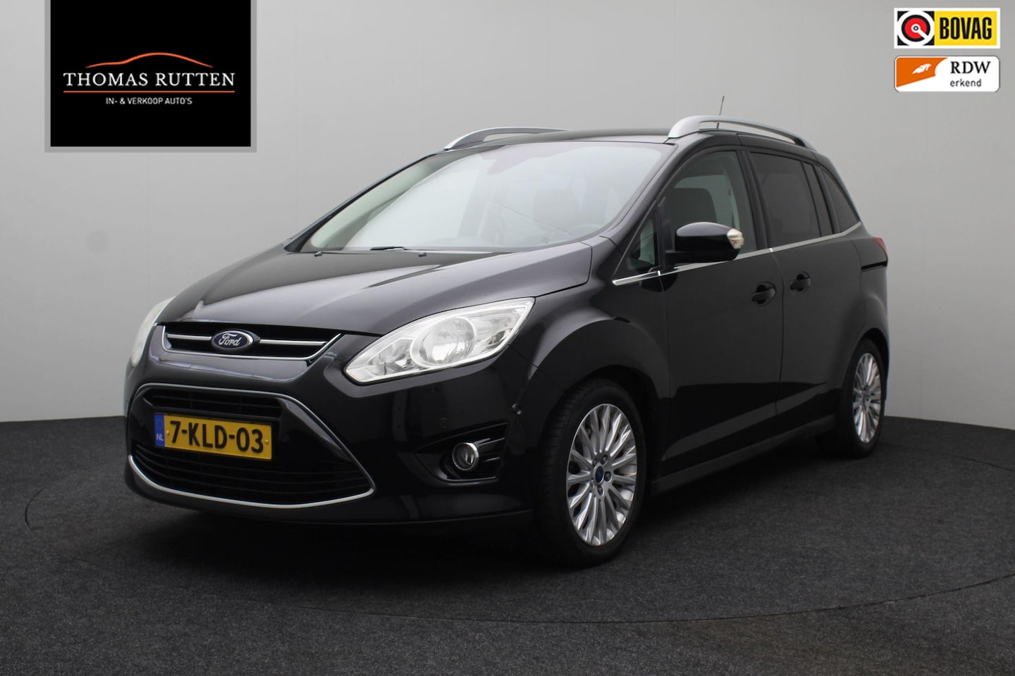 Ford Grand C-Max - 1.0 Titanium 7 Persoons 2013 | Trekhaak | Airco | Cruise Control | Onderhoudshistorie | Pa - AutoWereld.nl
