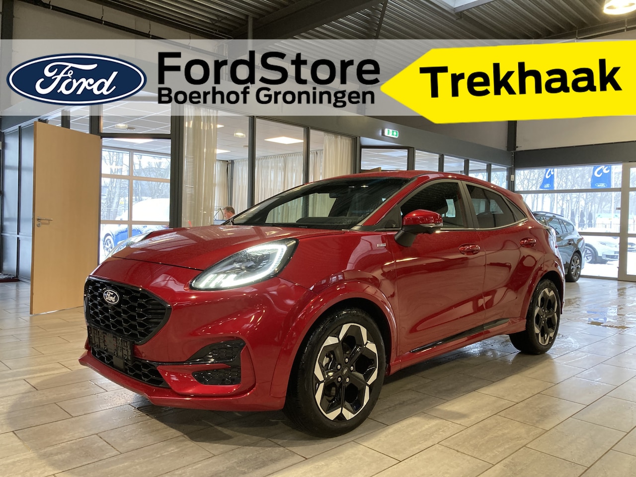 Ford Puma - EcoBoost Hybrid 155 pk ST-Line X | Trekhaak | Winter Pack | 360° Camera | B&O | Matrix LED - AutoWereld.nl