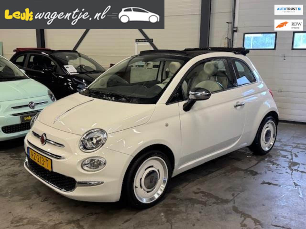 Fiat 500 C - 0.9 TwinAir Turbo Anniversario Cabrio *uniek *NL - AutoWereld.nl