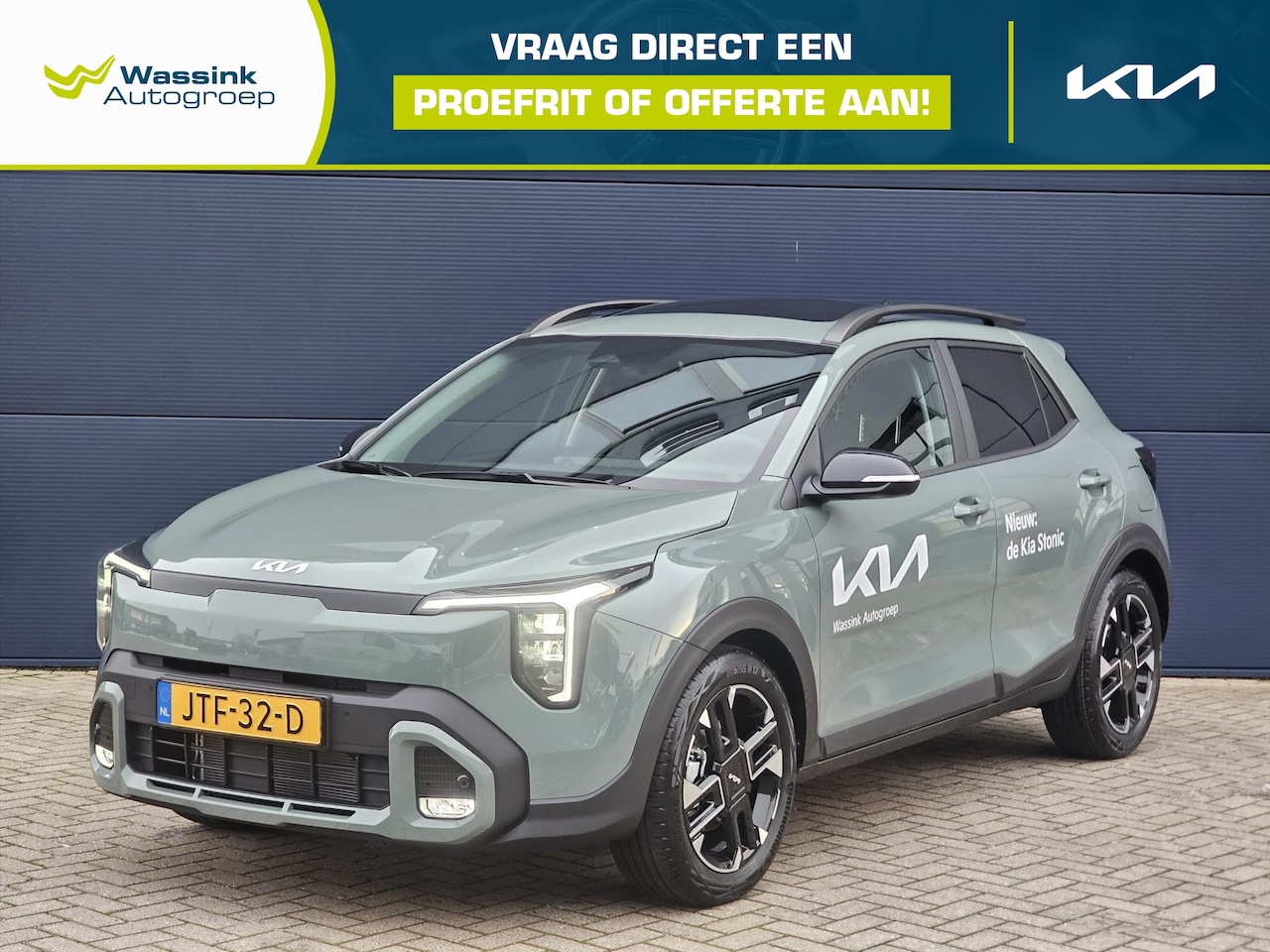 Kia Stonic - 1.0 T-GDi MHEV 115pk GT-Line | Navigatie | Parkeercamera | Stoelverwarming | Schuif-/kante - AutoWereld.nl