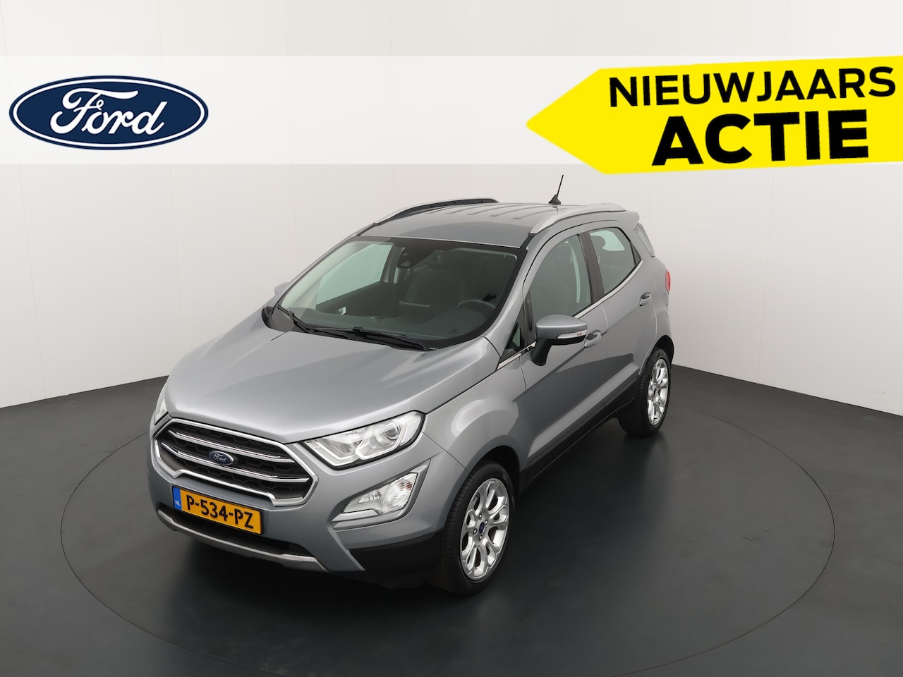 Ford EcoSport - 125PK EcoBoost Titanium | Half Leder | Clima | Hoge zit | Android auto / Apple Carplay  | - AutoWereld.nl