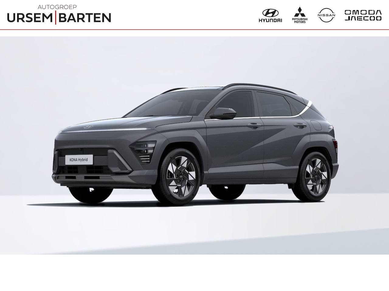 Hyundai Kona - 1.6 GDI HEV Premium Sky Ecotronic Gray | NU VOOR €41.290,- INCLUSIEF €3000 KORTING! - AutoWereld.nl