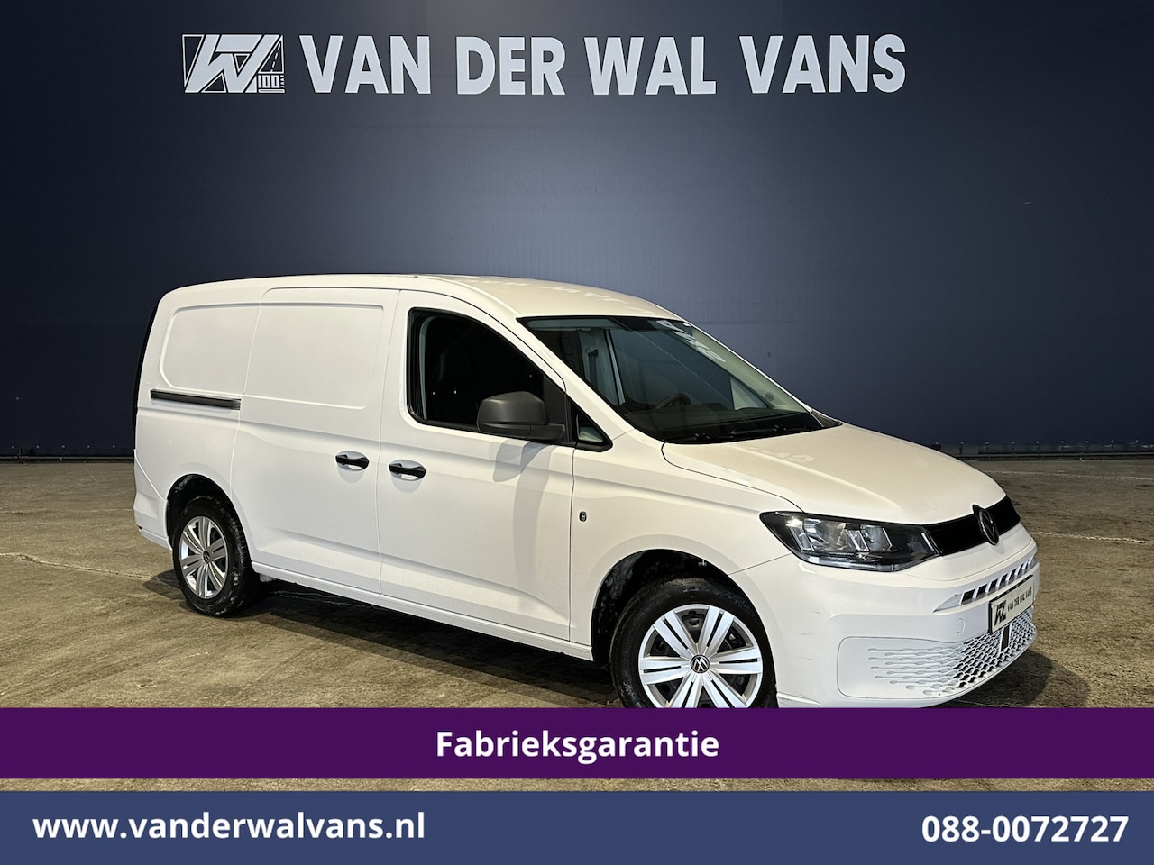Volkswagen Caddy Cargo Maxi - 2.0 TDI L2H1 Fabrieksgarantie Euro6 Airco | Camera | Apple Carplay | Bumper in de kleur An - AutoWereld.nl