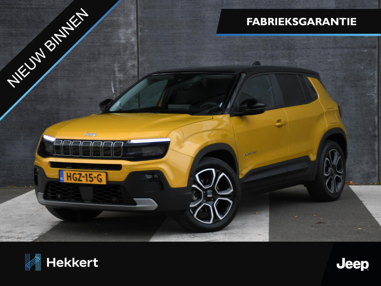 Jeep Avenger - Summit 54 kWh 156pk Automaat STANDKACHEL | 18''LM | DODE HOEK | ADAPT. CRUISE | PDC + CAM. - AutoWereld.nl