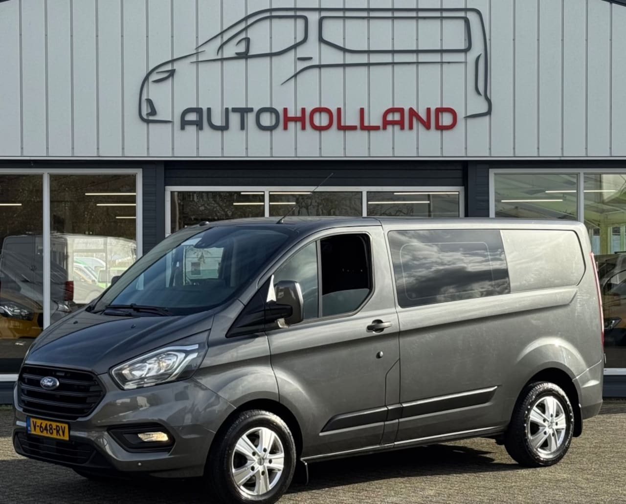 Ford Transit Custom - 2.0 TDCI 96KW 131PK DC DUBBELE CABINE AUTOMAAT EURO 6 AIRCO/ NAVIGATIE CAMERA/ 100% DEALER - AutoWereld.nl