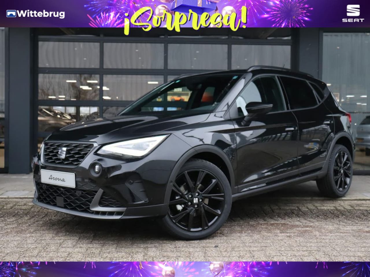 SEAT Arona - 1.0 EcoTSI FR Business Connect / Black Pack / Achteruitrijcamera / Keyless Entry/Go / Verw - AutoWereld.nl