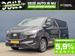 Ford Transit Custom - 2.0 EcoBlue 136pk L2H1 320 AUT Limited | Winter Pack | Navigatie | Houten Afwerking Zijpan