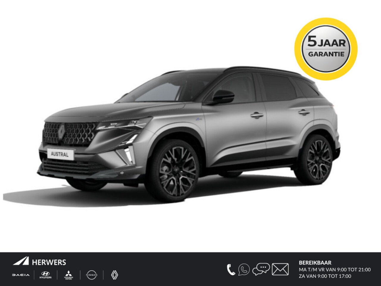 Renault Austral - mild hybrid 160pk X-tronic iconic esprit Alpine - AutoWereld.nl