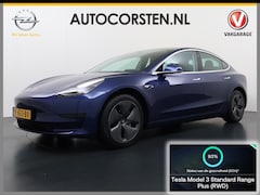 Tesla Model 3 - RWD Plus 325PK SOH 93% Lmv 18" AutoPilot FSD-3 Leder Pano-dak Adaptive-Cruise Camera's Ele