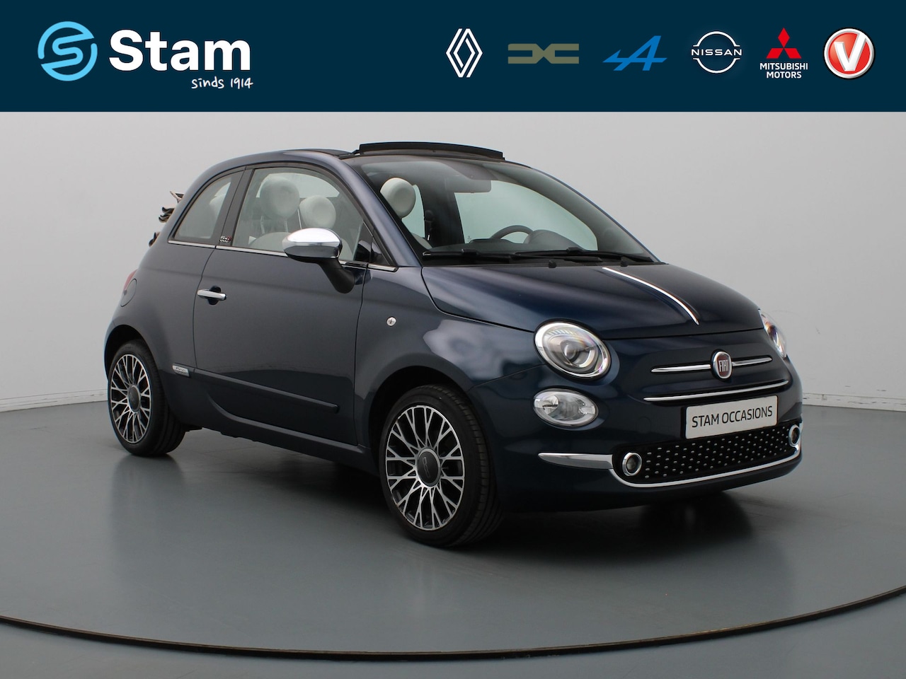 Fiat 500 C - 70pk Hybrid Star Cruise | Climate | Carplay | Parkeersens. achter | Open dak - AutoWereld.nl