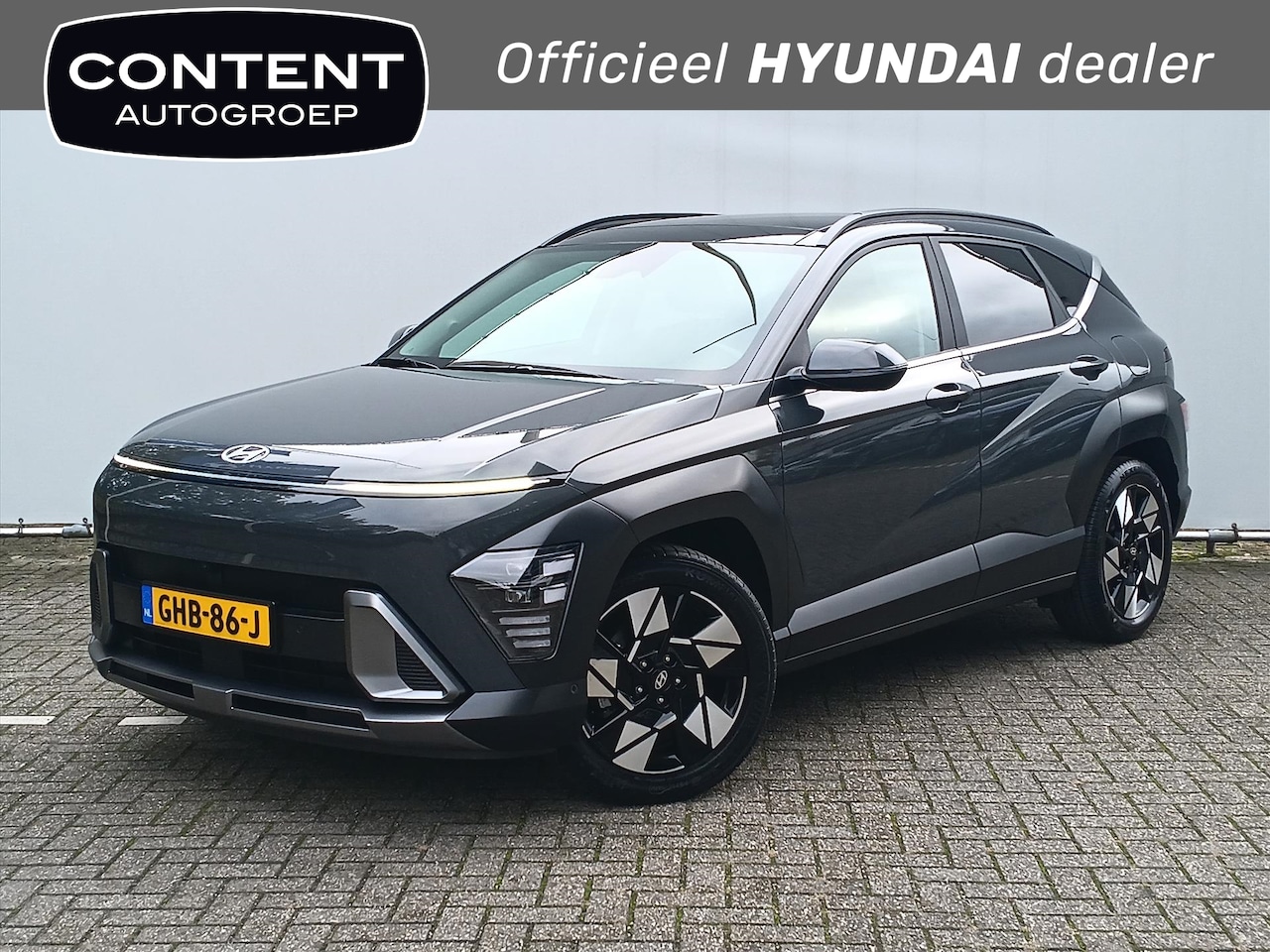 Hyundai Kona - 1.6 HEV 141pk DCT Premium Sky | Navi | Cruise | Pano - AutoWereld.nl