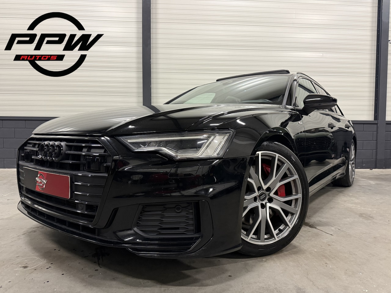 Audi A6 Avant - 55 TFSI e quattro Competition 3x S-Line PANO/TREKHAAK/SFEER/20"/MATRIX/CAMERA/KEYLESS/BLAC - AutoWereld.nl