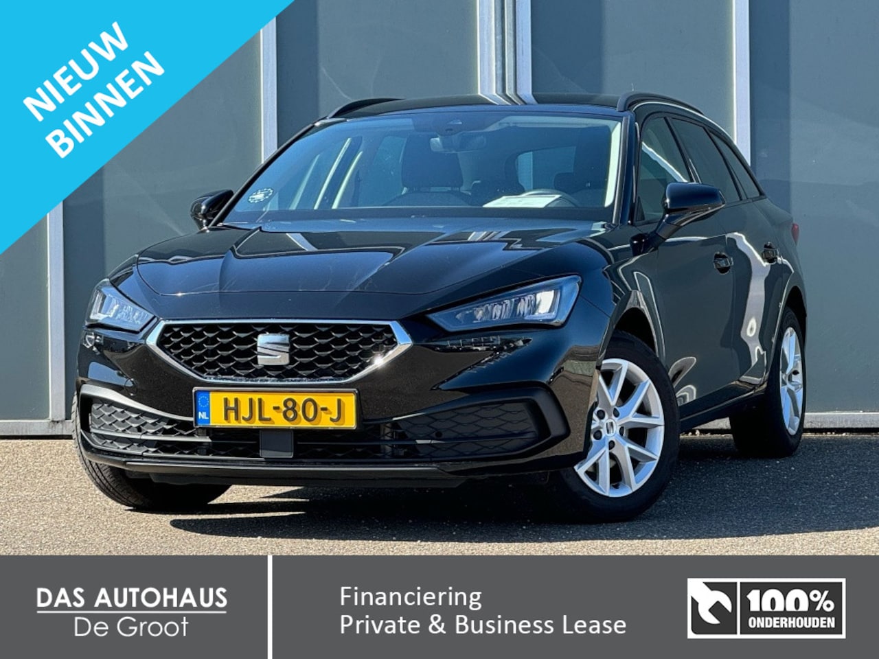 SEAT Leon Sportstourer - 1.0 eTSI 110pk DSG Style | Camera | El achterklep - AutoWereld.nl