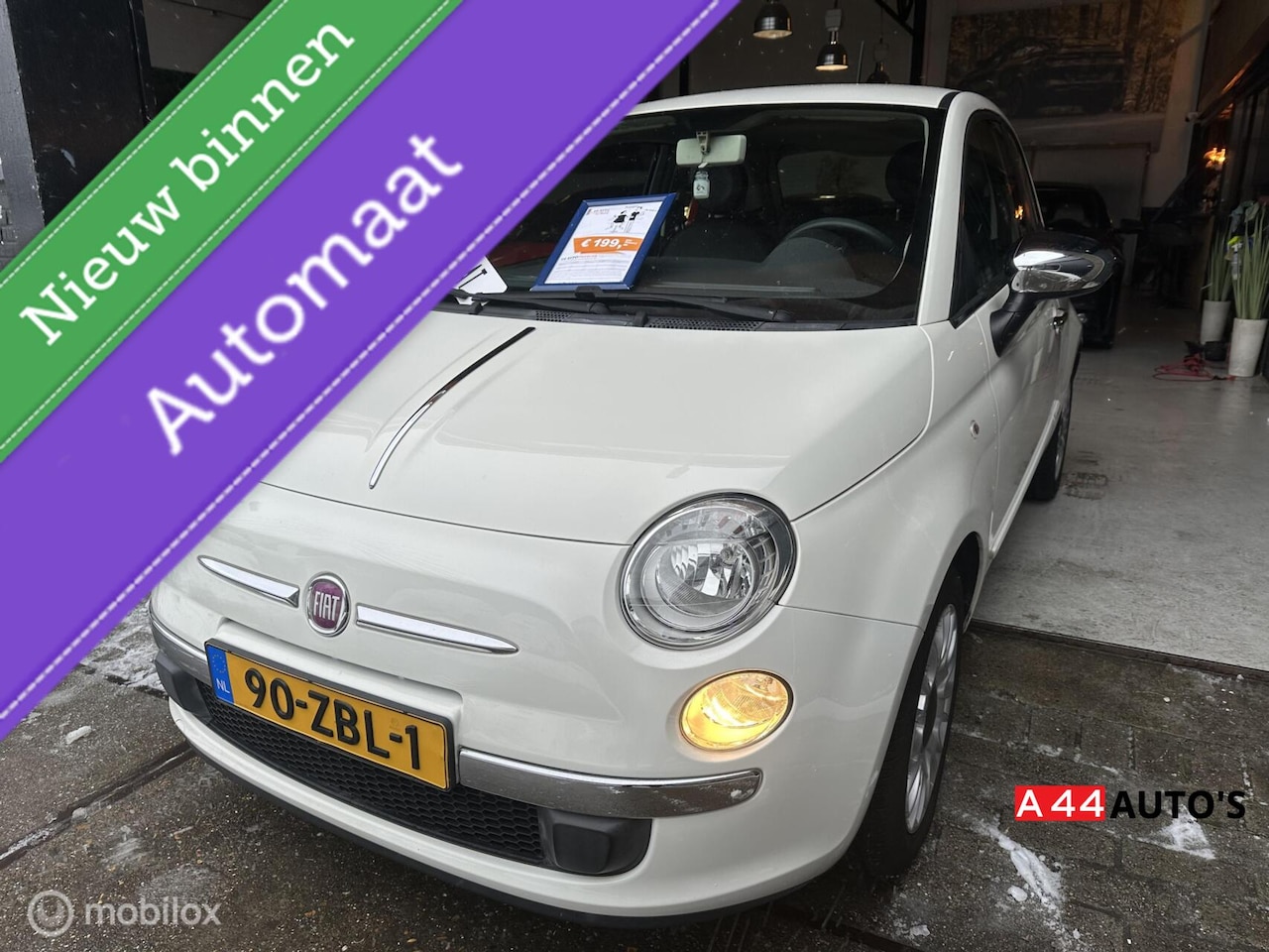 Fiat 500 - 0.9 TwinAir Turbo*AUTOMAAT*SLECHTS 70750KM*NL NAP✅ - AutoWereld.nl