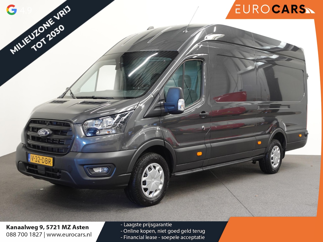 Ford Transit - 350 2.0 TDCI 165pk L4H3 Trend Automaat Camera  Trekhaak Cruise control Parkeersensoren - AutoWereld.nl