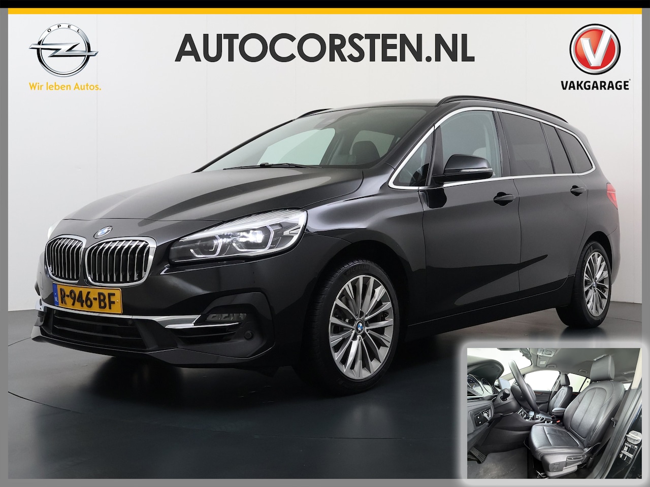 BMW 2-serie Gran Tourer - 216i-T 7-Pers. Leer Trekhaak Navi-Plus Ecc Head-Up Display Camera Navi Ecc Pdc Cruise Cont - AutoWereld.nl