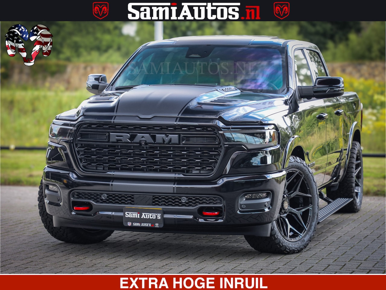 Dodge Ram 1500 - Limited Night H.O 540HP 706Nm | Massage + Full Option | De Meest Luxe en Volle Pick-Up in - AutoWereld.nl