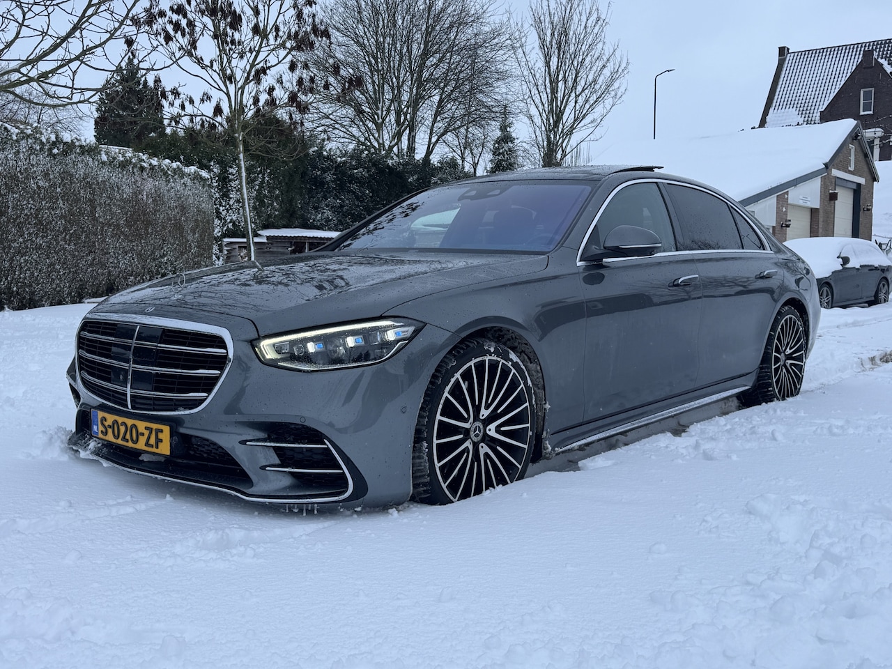 Mercedes-Benz S-klasse - 400d 4MATIC LANG AMG PANO HUD 360°CAM FULL OPTIONS! - AutoWereld.nl
