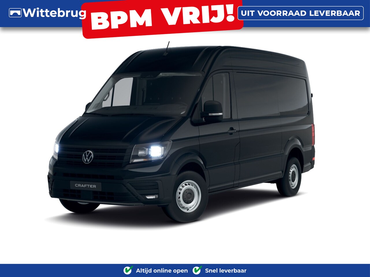 Volkswagen Crafter - 35 2.0 TDI L3H3 Highline 35 2.0 TDI 140 pk L3H3 Highline - AutoWereld.nl