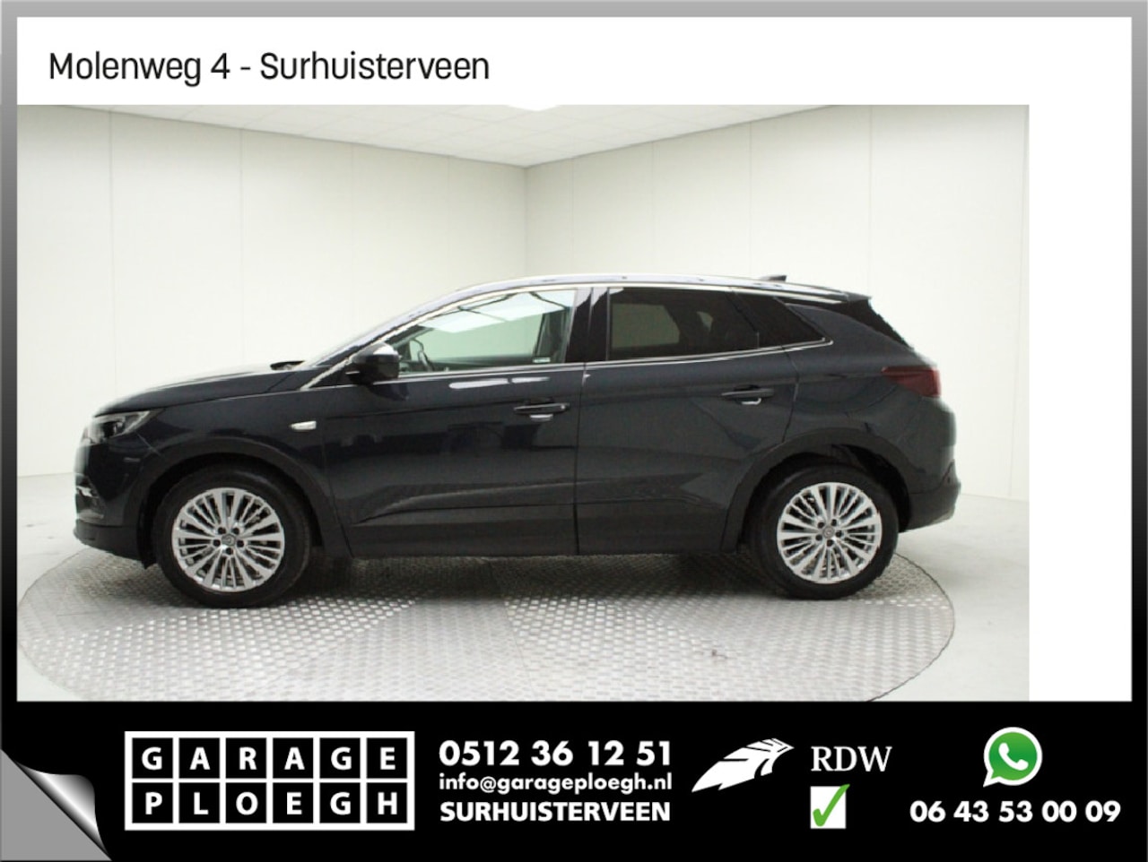 Opel Grandland X - 1.2 Turbo Innovation Aut8 Navi Camera DAB Hoge zit - AutoWereld.nl