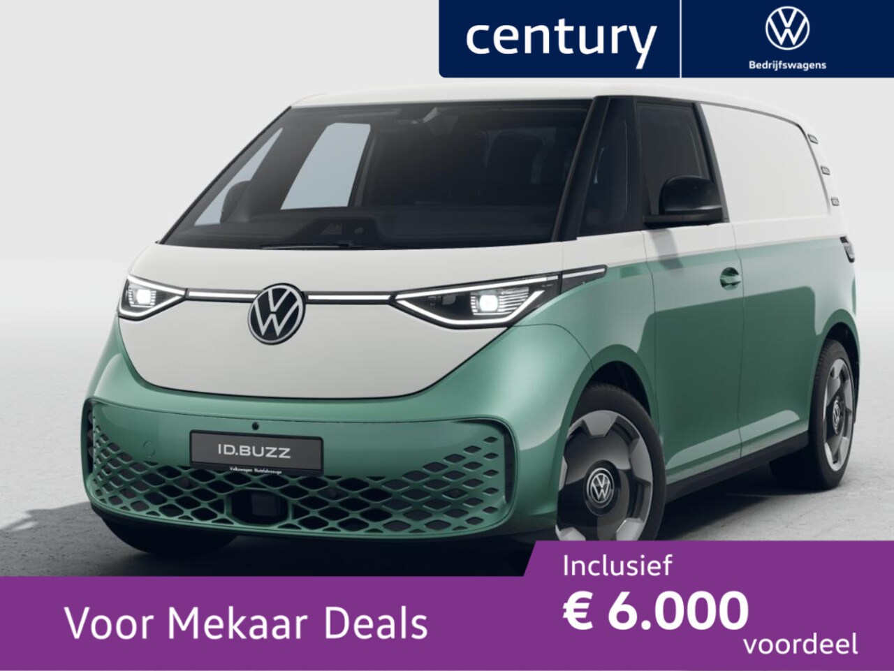 Volkswagen ID. Buzz Cargo - Bedrijfswagens Bulli Edition Elektromotor 210 kW (286 pk) 2988 mm - AutoWereld.nl