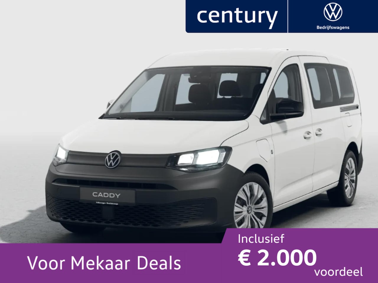 Volkswagen Caddy Maxi - Bedrijfswagens Kombi 1.5 eHybrid EU6 85 kW (115 pk) 2970 mm - AutoWereld.nl