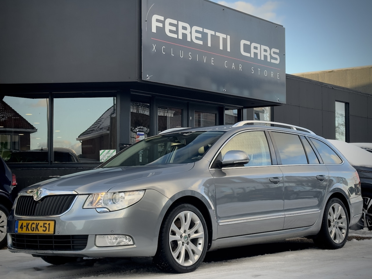 Skoda Superb Combi - 1.8 TSI ELEGANCE-LINE LEDER NAVI AIRCO LED LMV PDC - AutoWereld.nl