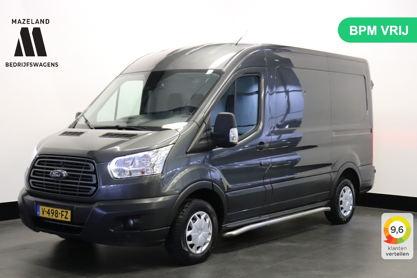 Ford Transit - 2.0 TDCI 130PK L2H2 EURO6 - Airco - Cruise - Navi - Stoelverw. - € 11.950,- Excl. - AutoWereld.nl