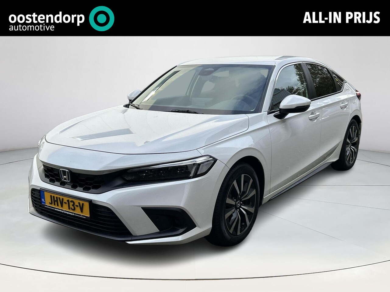 Honda Civic - 2.0 e:HEV Elegance Platinum white demo deal - AutoWereld.nl