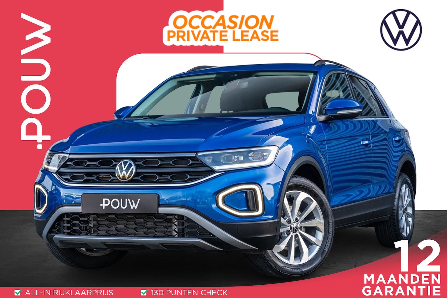 Volkswagen T-Roc - 1.5 TSI 150pk DSG Life | LED Plus koplampen | Apple Carplay/Android Auto | Climatronic - AutoWereld.nl