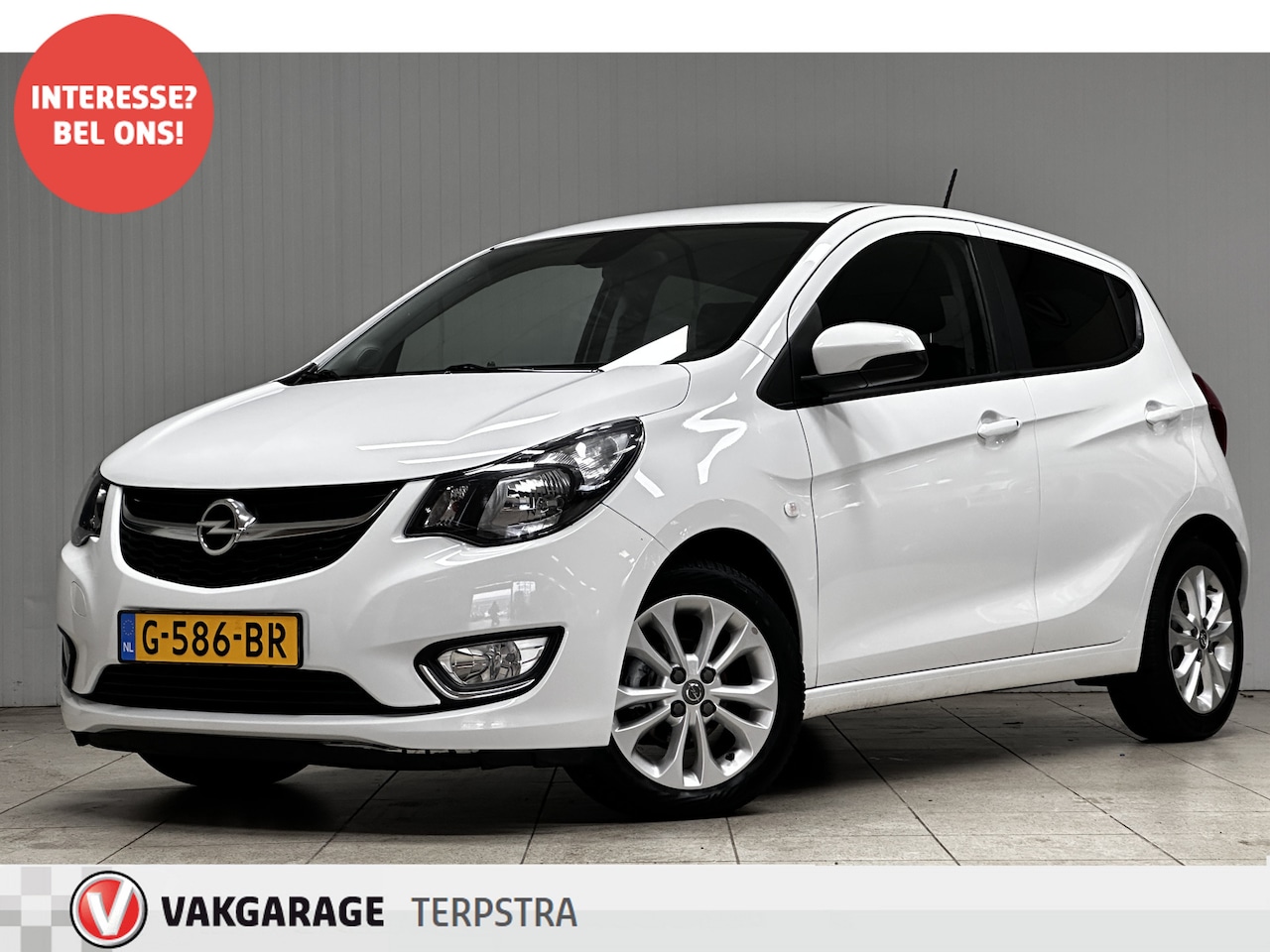Opel Karl - 1.0 ecoFLEX Innovation/ Apple+Android/ DAB+/ 15''LMV/ Half-LEDER/ Clima/ Navi/ Cruise/ Blu - AutoWereld.nl