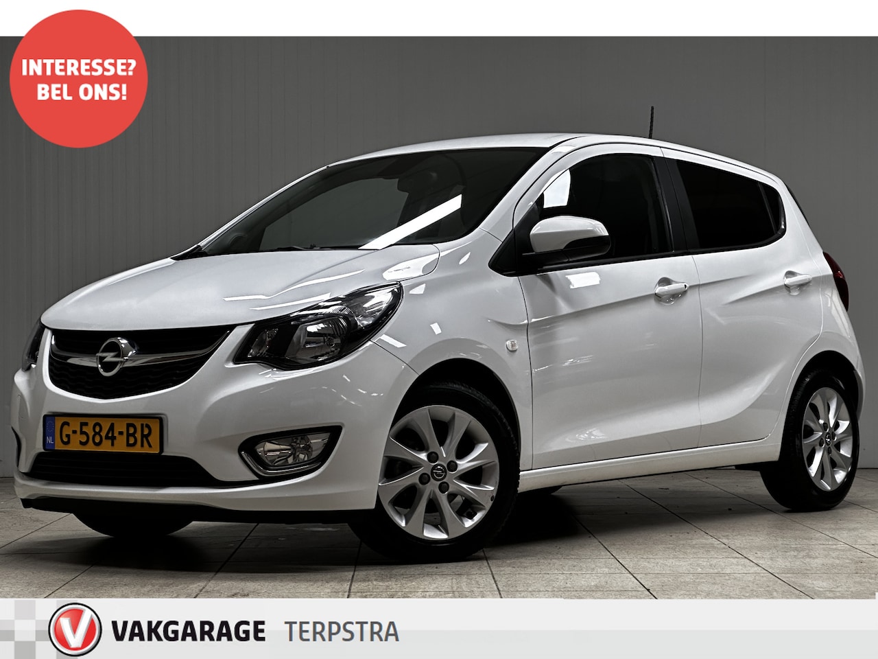 Opel Karl - 1.0 ecoFLEX Innovation/ Apple+Android/ DAB+/ 15''LMV/ Half-LEDER/ Clima/ Navi/ Cruise/ Blu - AutoWereld.nl