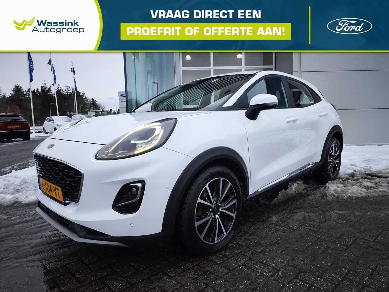 Ford Puma - 1.0i Ecoboost 125pk Titanium X | Trekhaak | Adaptive Cruise | Camera | Navigatie | Winter - AutoWereld.nl