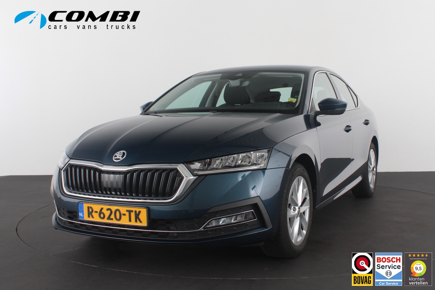Skoda Octavia - 1.5 e-TSI Business Edition Plus 150pk DSG/Lava Blue Metallic/Cruise control adaptief - AutoWereld.nl