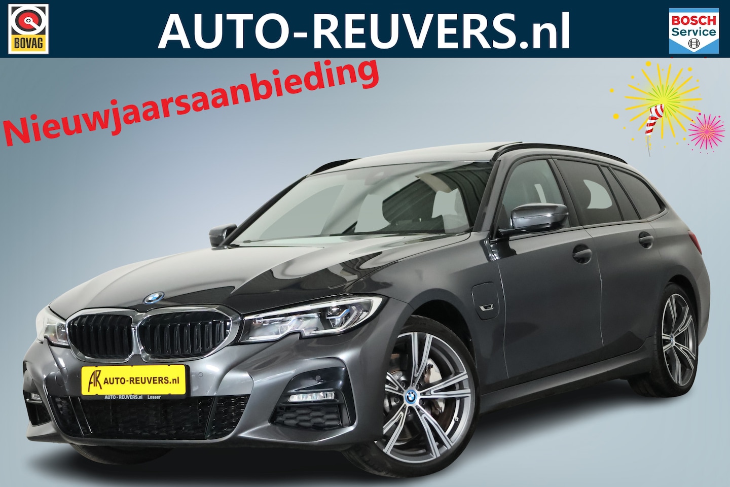 BMW 3-serie Touring - 330e M-Sport Panorama / Opendak / Laser-LED / HUD / CarPlay - AutoWereld.nl