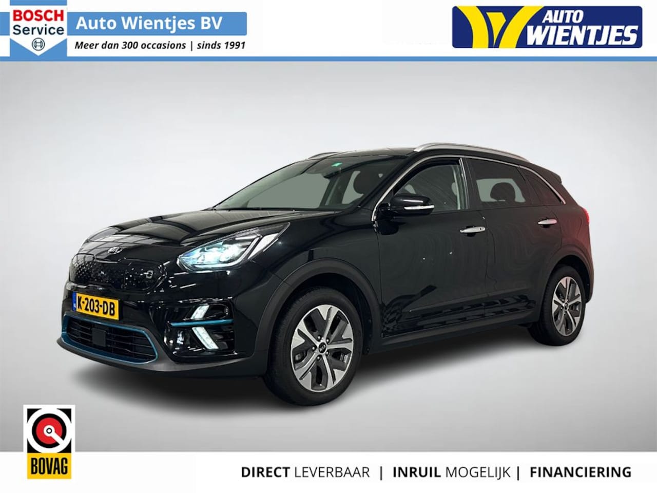 Kia e-Niro - ExecutiveLine 64kWh 3-Fase | Soh 99% | Leer | Navi - AutoWereld.nl