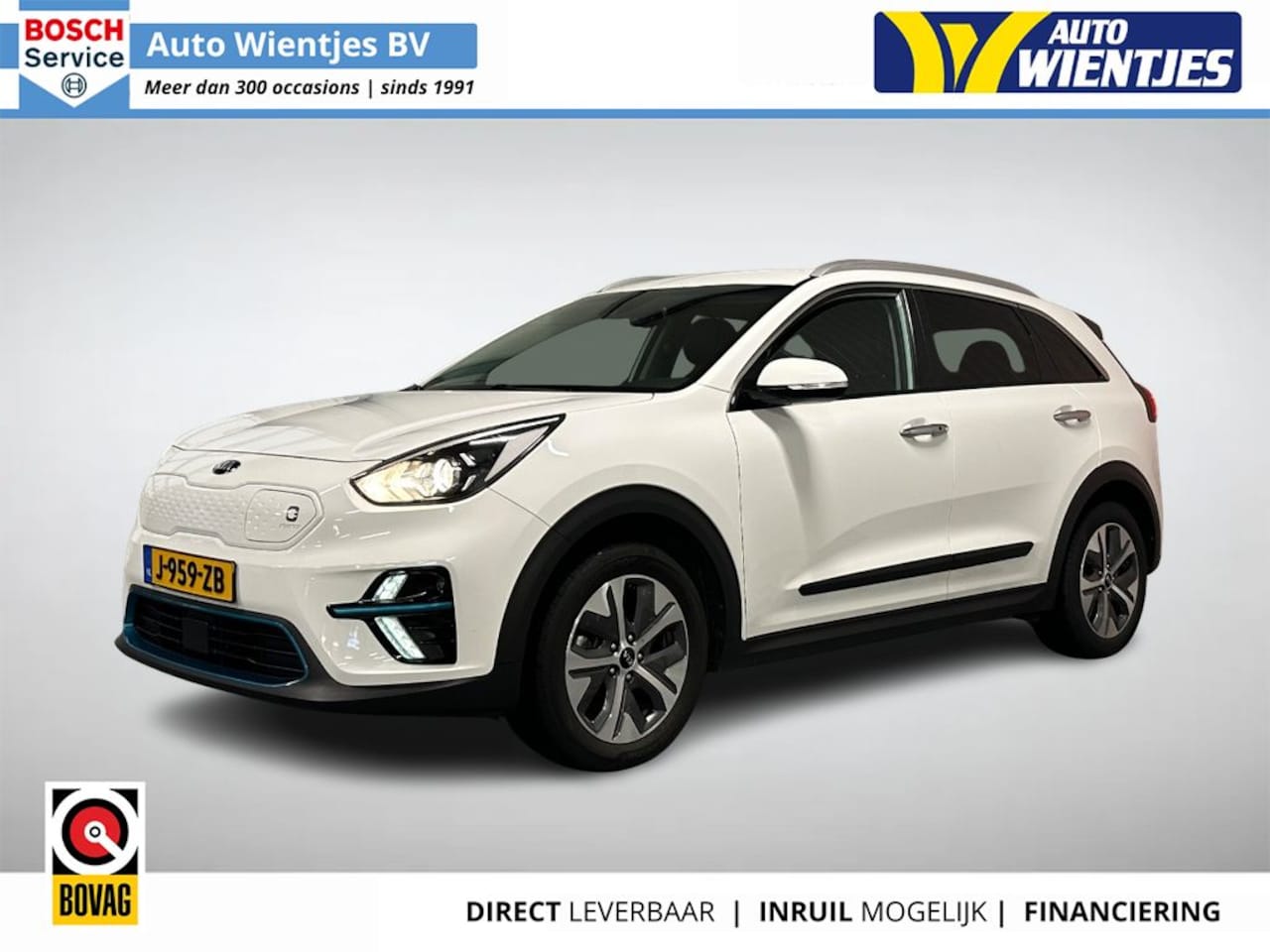 Kia e-Niro - DynamicLine 64kWh 3-Fase | Soh 100% | Navi | Camera | Half Leer - AutoWereld.nl